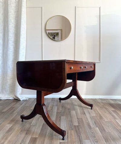 19TH Century Mahogany Regency sofa table - Loft of Echoes