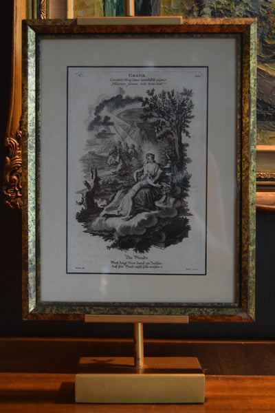 “Gratia / Die Gnade (Grace)” — allegorical engraving, c. late 18th–early 19th century (German) - Loft of Echoes