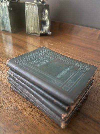 Set of Antique Miniature Classics – Kipling & Maupassant, Early 1900s - Loft of Echoes